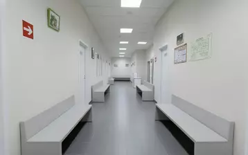 коридор клиники